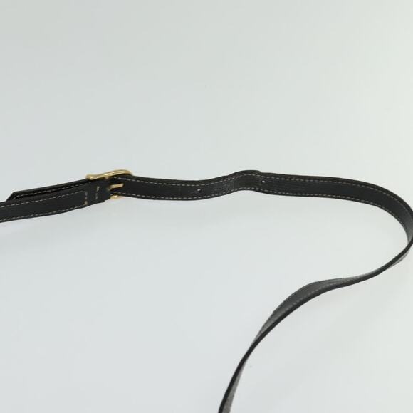 CELINE Circle Hand Bag Leather Black Gold - Picture 8 of 12